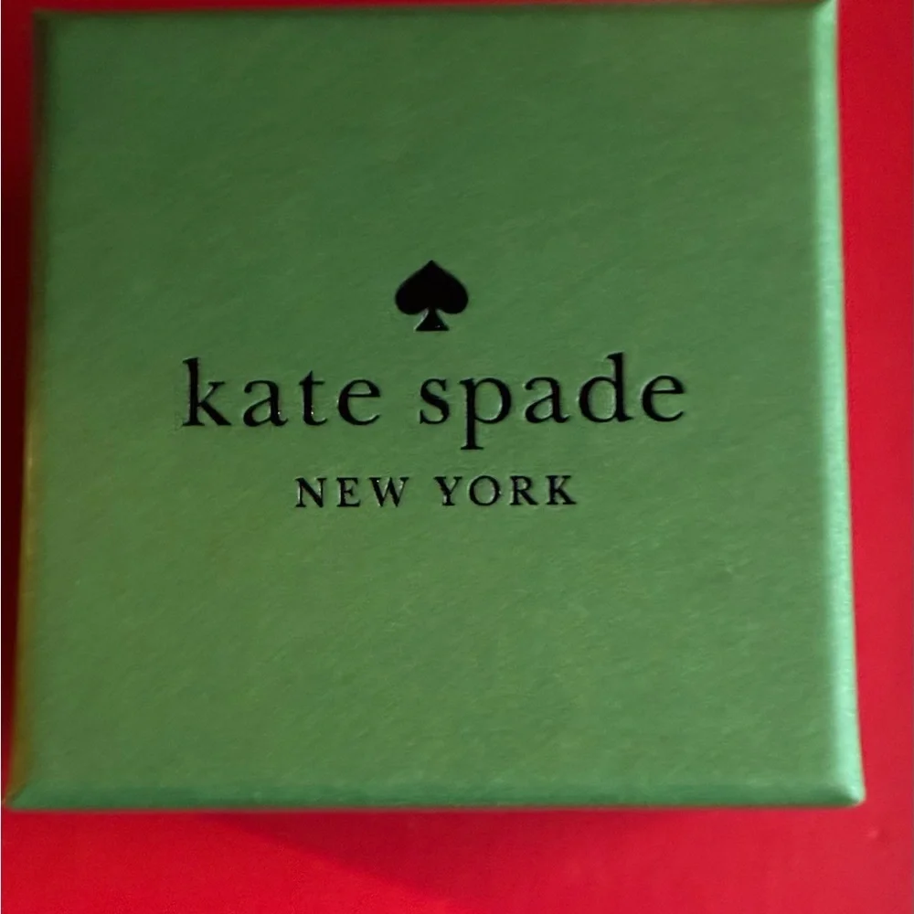Kate Spade Gold Heart Bow Earrings